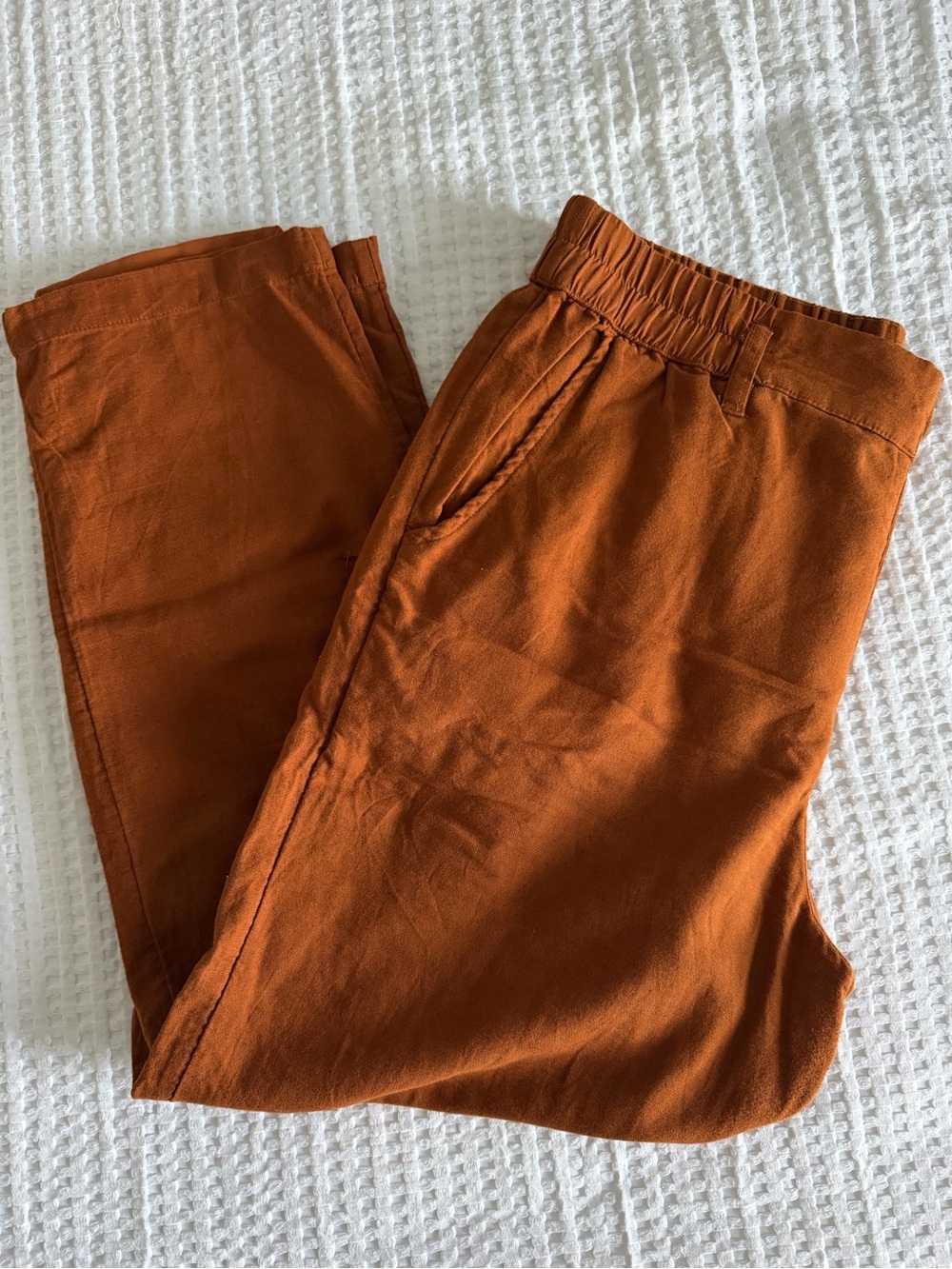 American Eagle Linen Blend Trousers